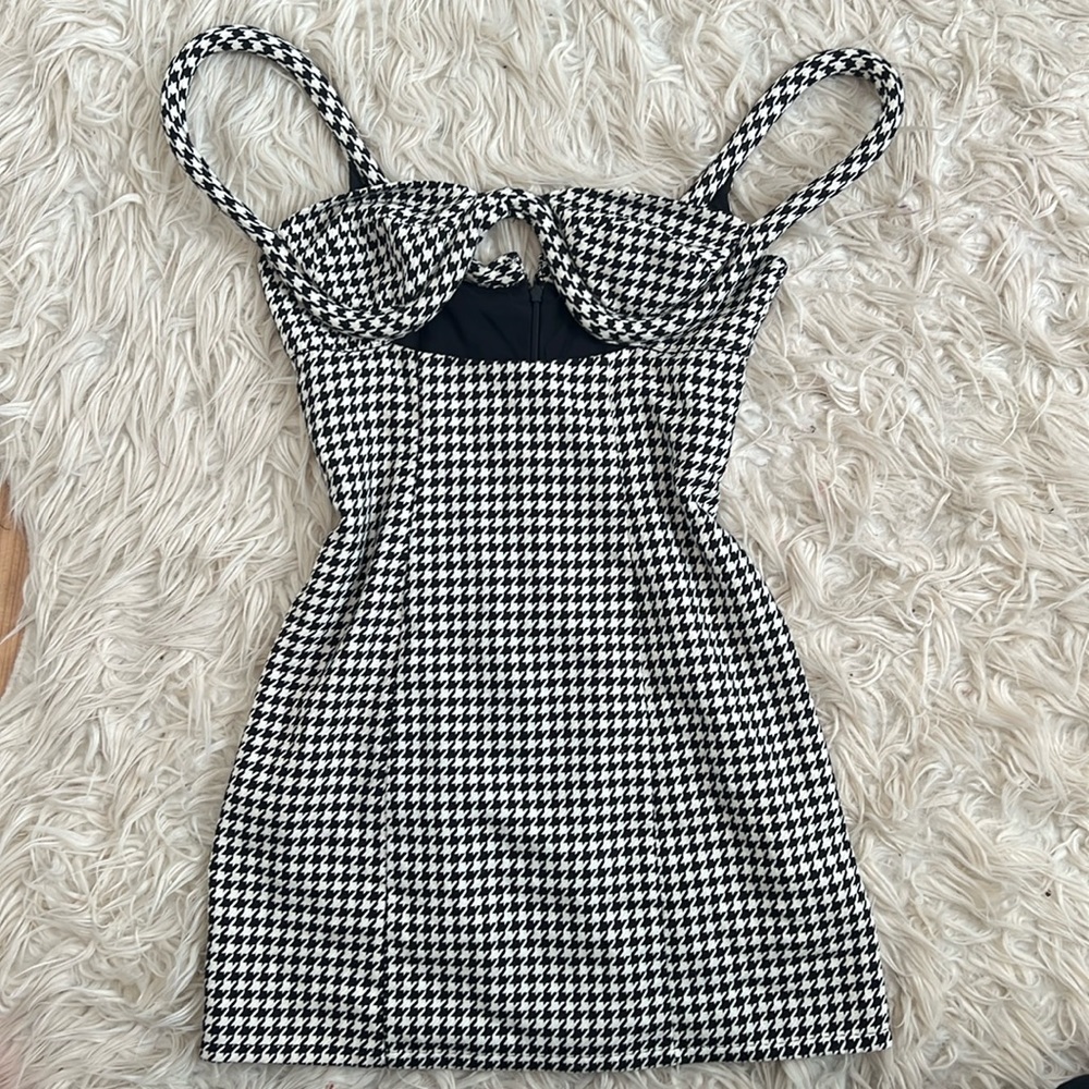 NBW MAJORELLE Houndstooth Mini Dress
